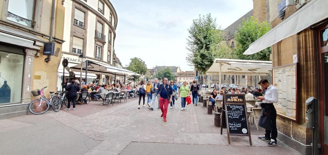 Le Red St Leon : Lit Queen Size * Wifi * Ideal Couple Colmar Eksteriør billede